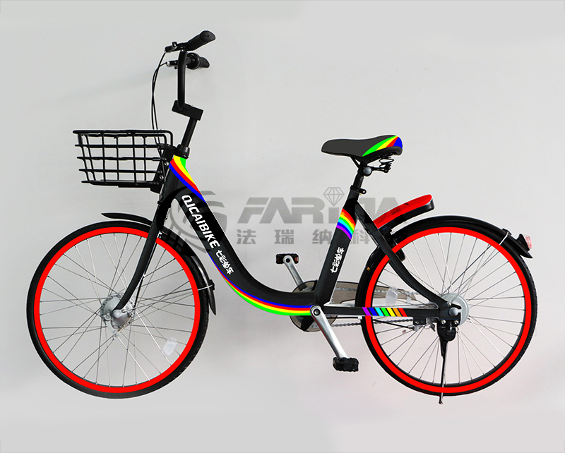 推出新一代共享單車、具有獨特的彩虹色