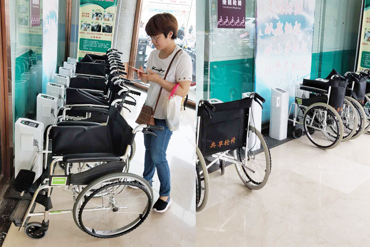 共享輪椅投放河北廊坊醫(yī)院